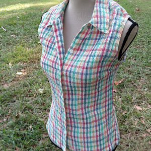 Lemon Grass Studio S Multi-colored Button Up Shirt